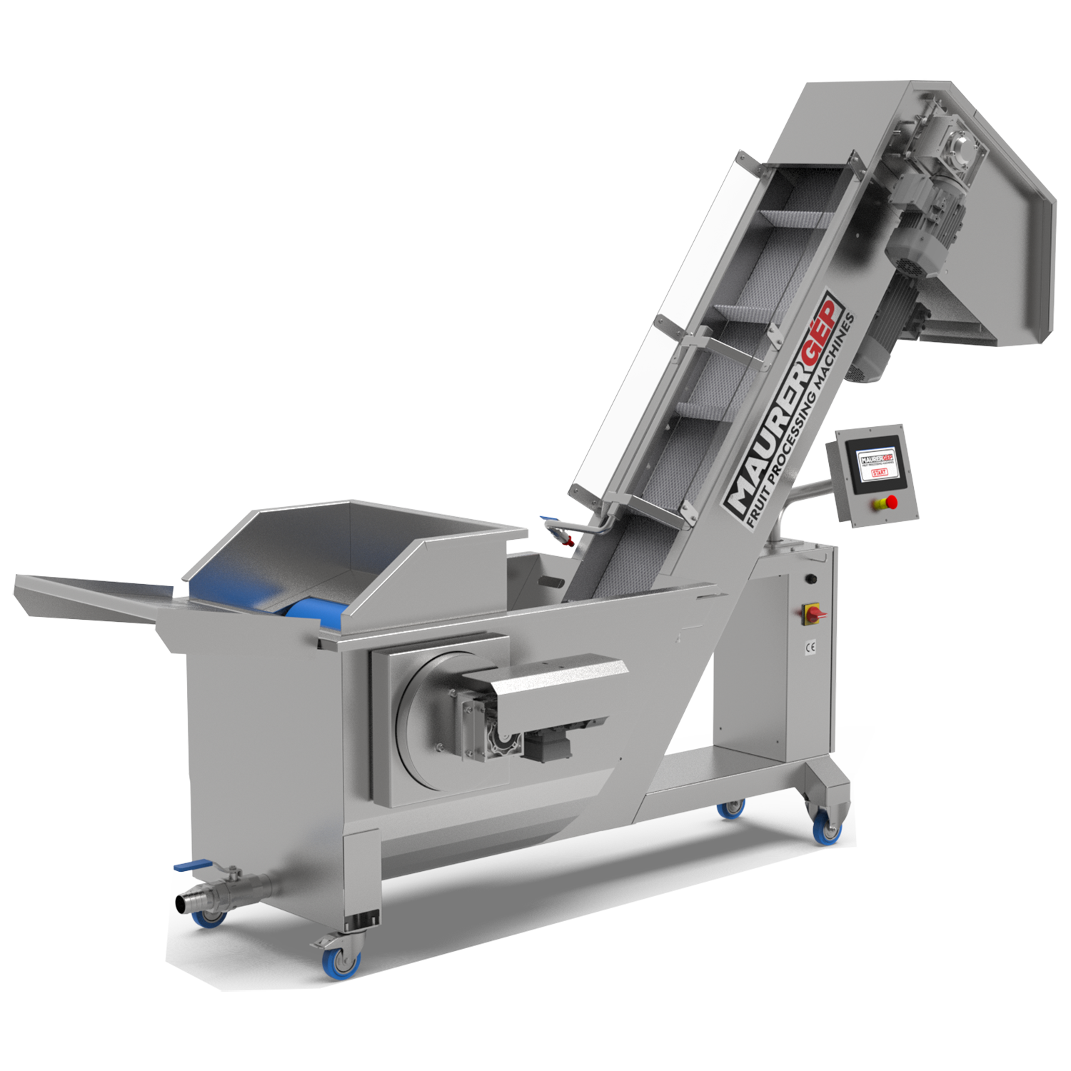 MDK 1500 Washing Elevator with Fruit Mill (1.5 Ton)