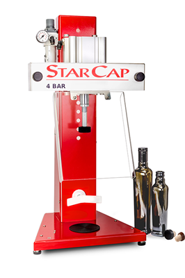 Semi-Automatic Press-On Capper (400 bottles/hr)